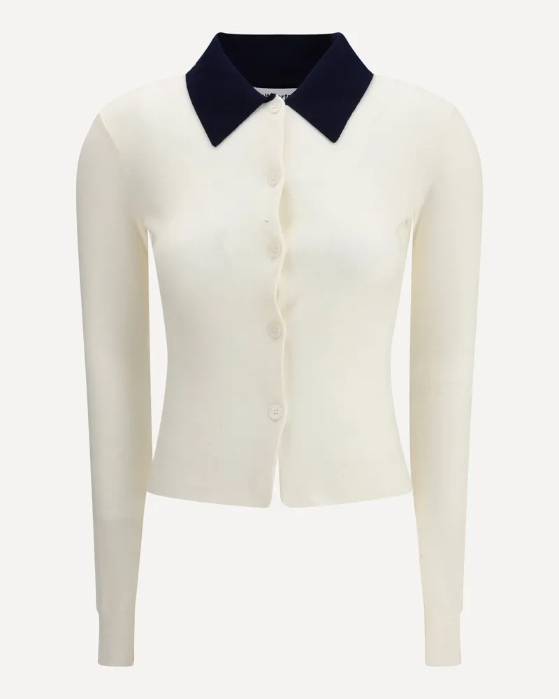Self-Portrait Merino Wool Cardigan Female Cream