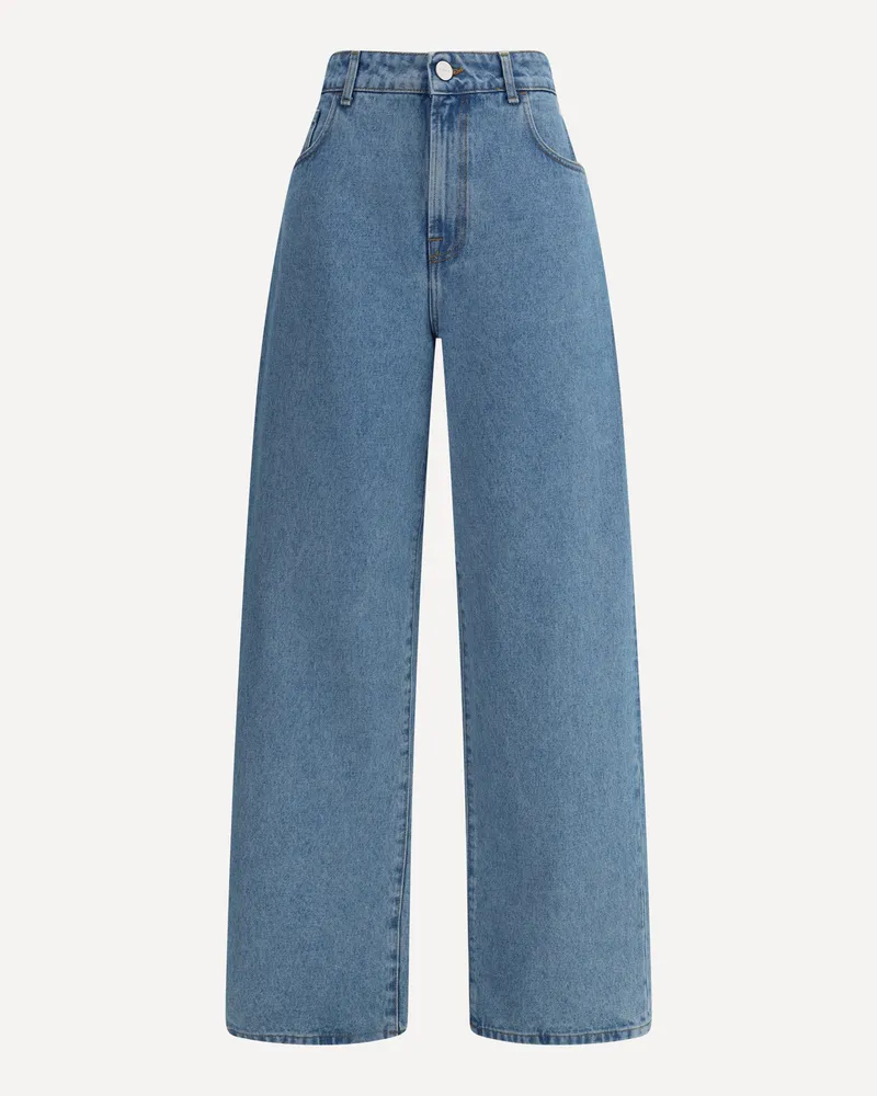 Róhe Baggy Jeans Female Blue