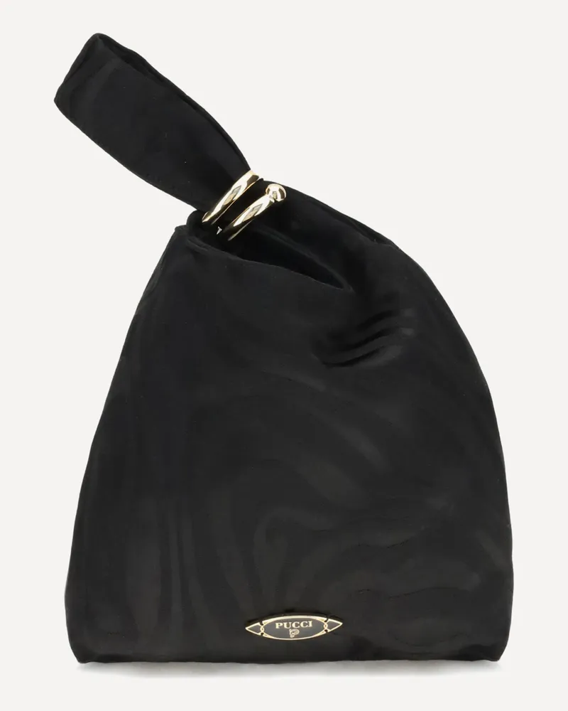 Emilio Pucci Emilio silk Clutch Bag Female Black