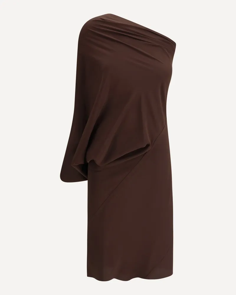 Rick Owens One-shoulder Dress Female Brown
