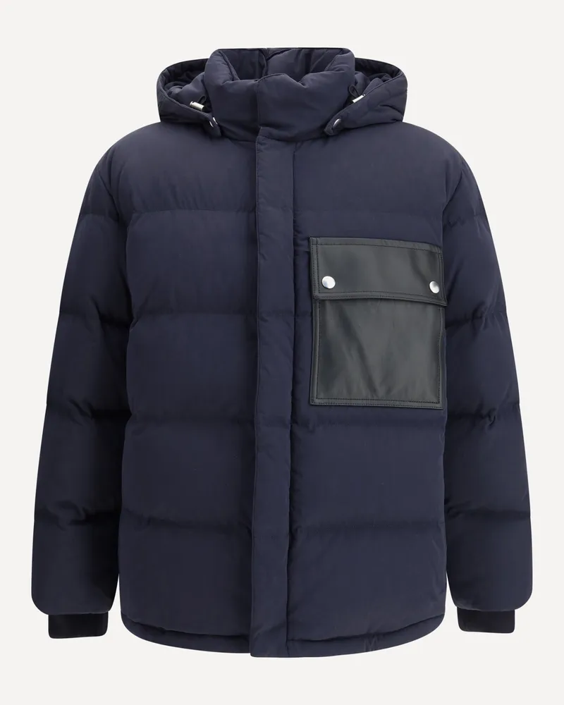 Bottega Veneta Light tech cotton puff Jacket Male Blue