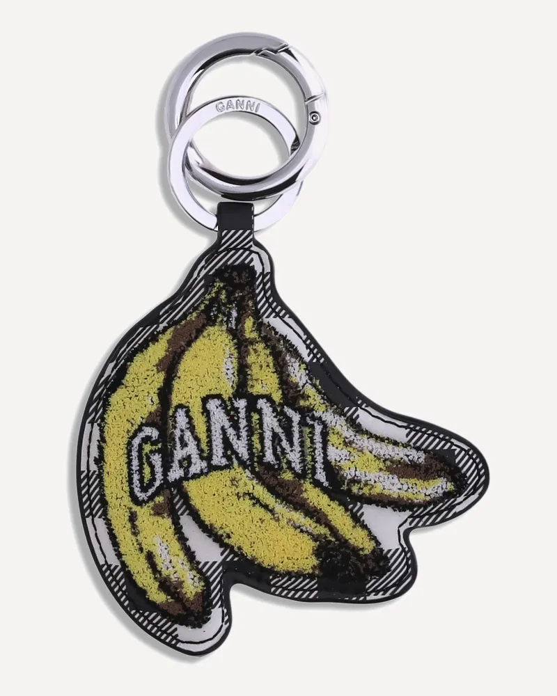 Ganni Banana Keyring Female Yellow