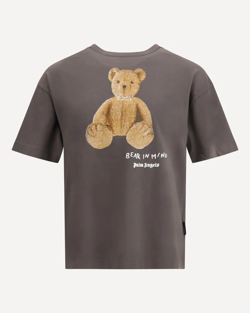 Palm Angels Bear In Mind T-Shirt Male Grey