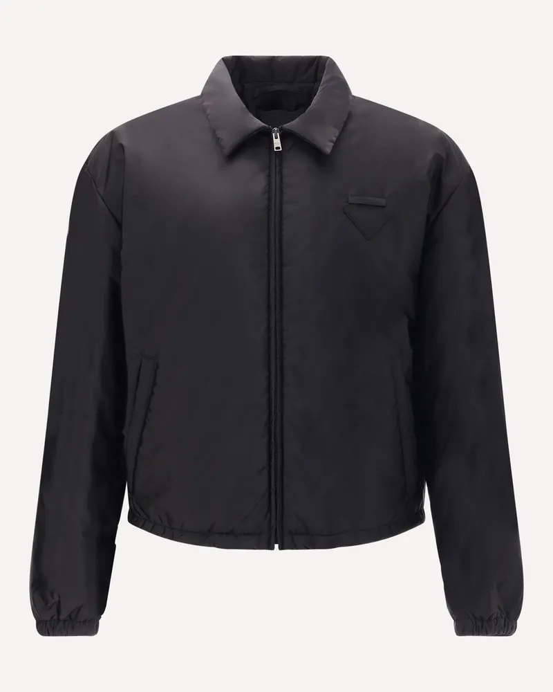 Prada Re-Nylon bomber Jacket Male Black