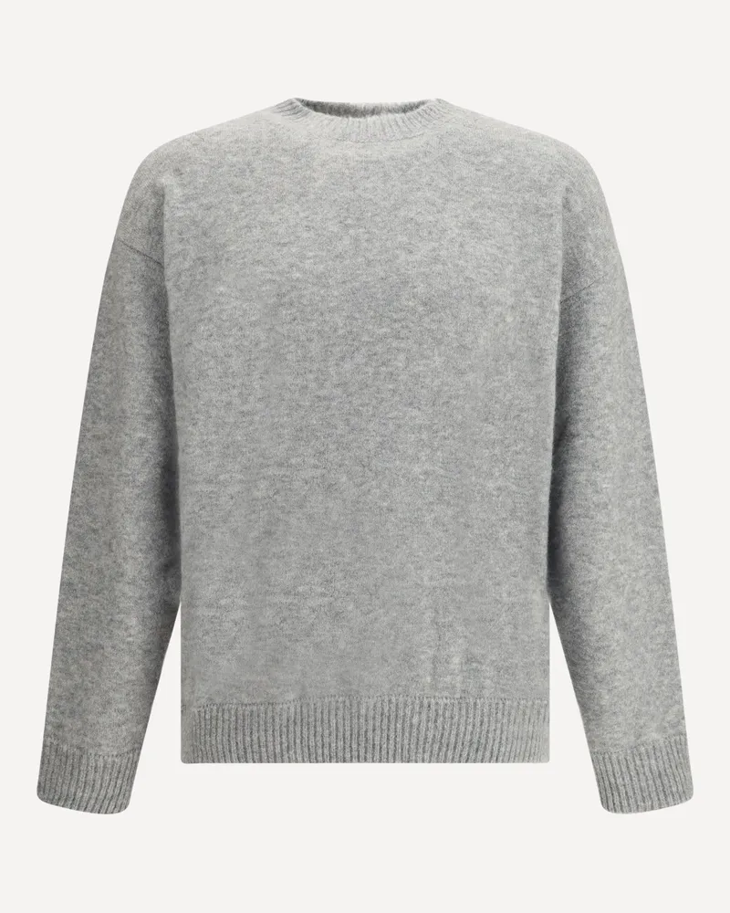 Laneus Cashmere Sweater Male Grey