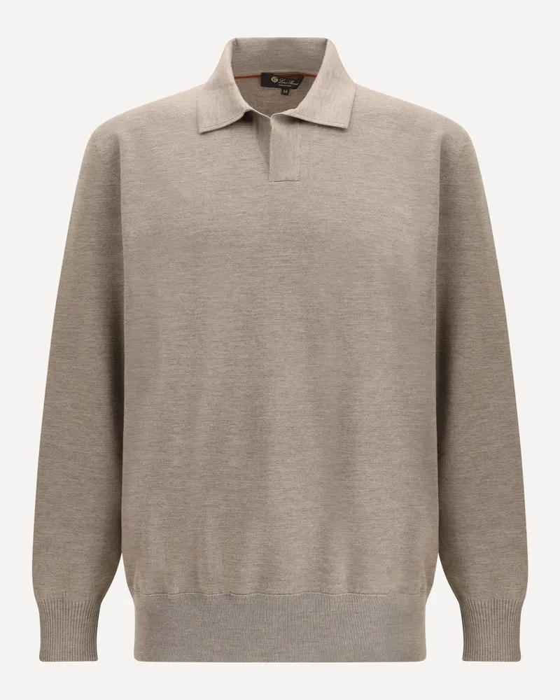 Loro Piana Empire The Gift of Kings Polo Shirt Male Brown