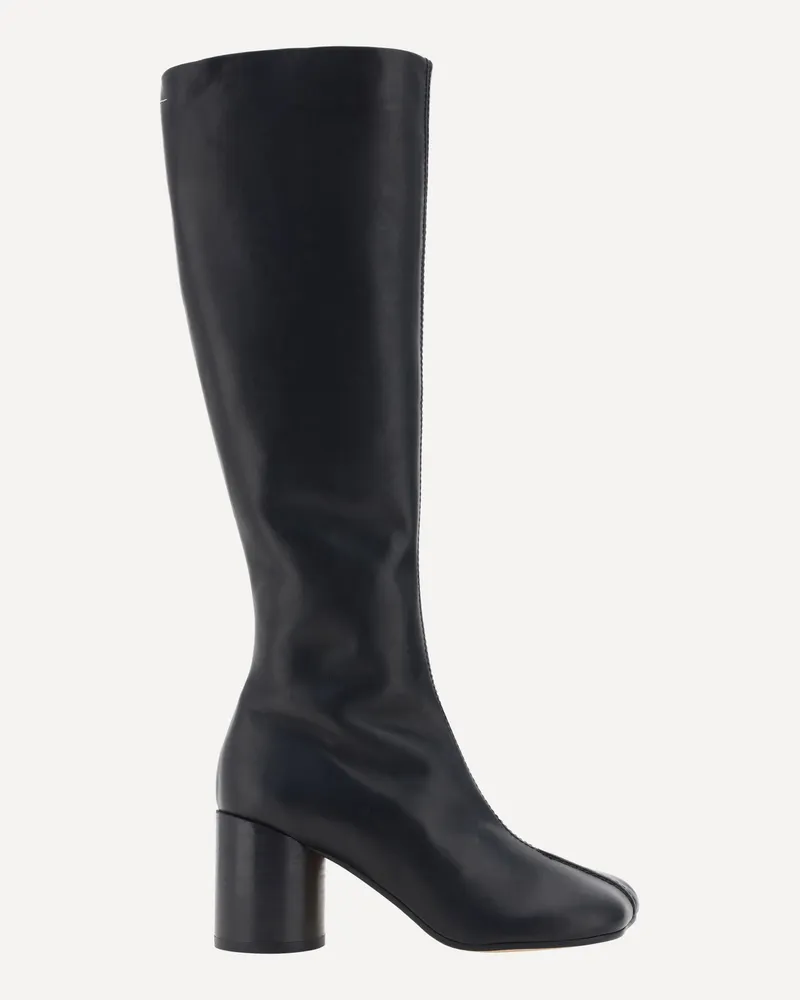 Maison Margiela Leather Boots Female Black