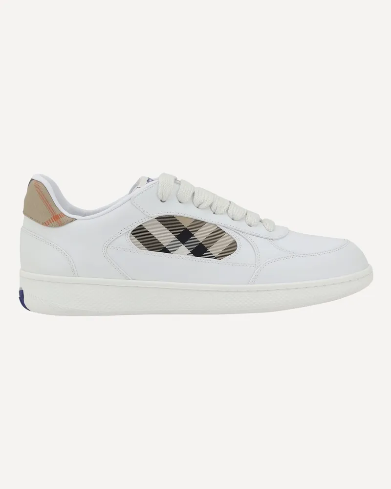 Burberry Leather Sneakers Male White