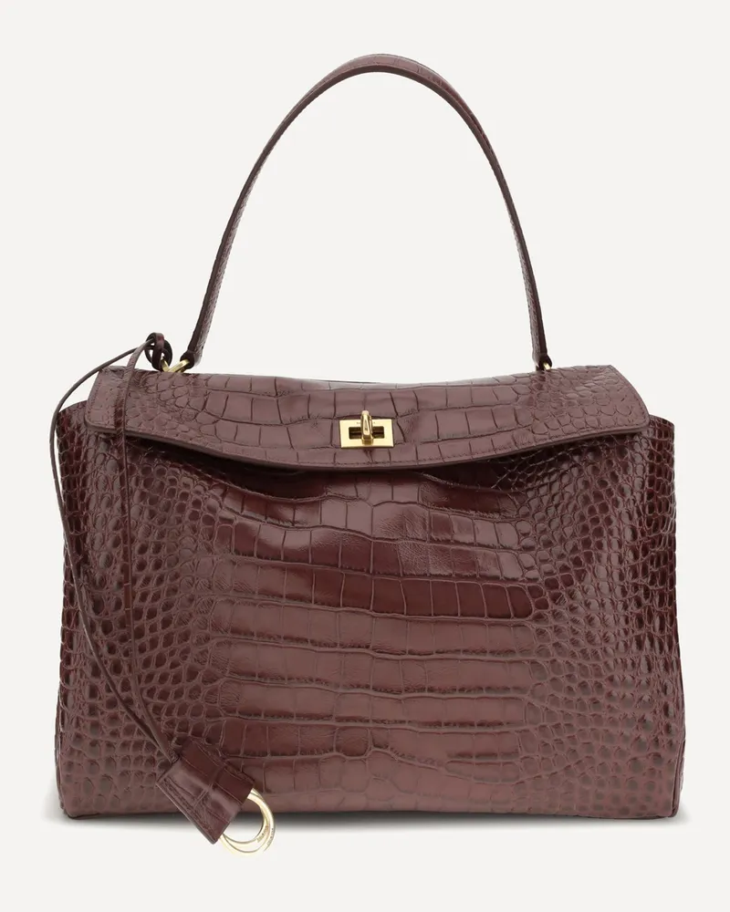 Balenciaga Rodeo Medium Handbag Female Brown