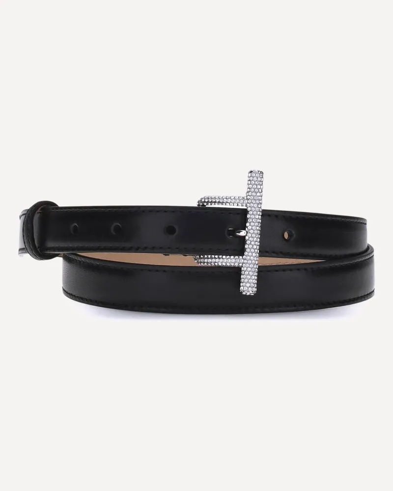 Alexander McQueen Leather Belt Female Black
