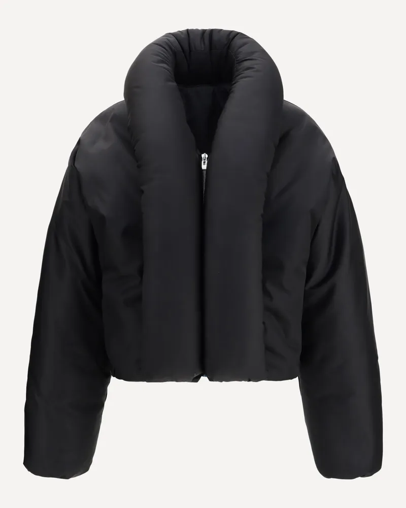 Alaïa Padded Taffeta Bomber Female Black