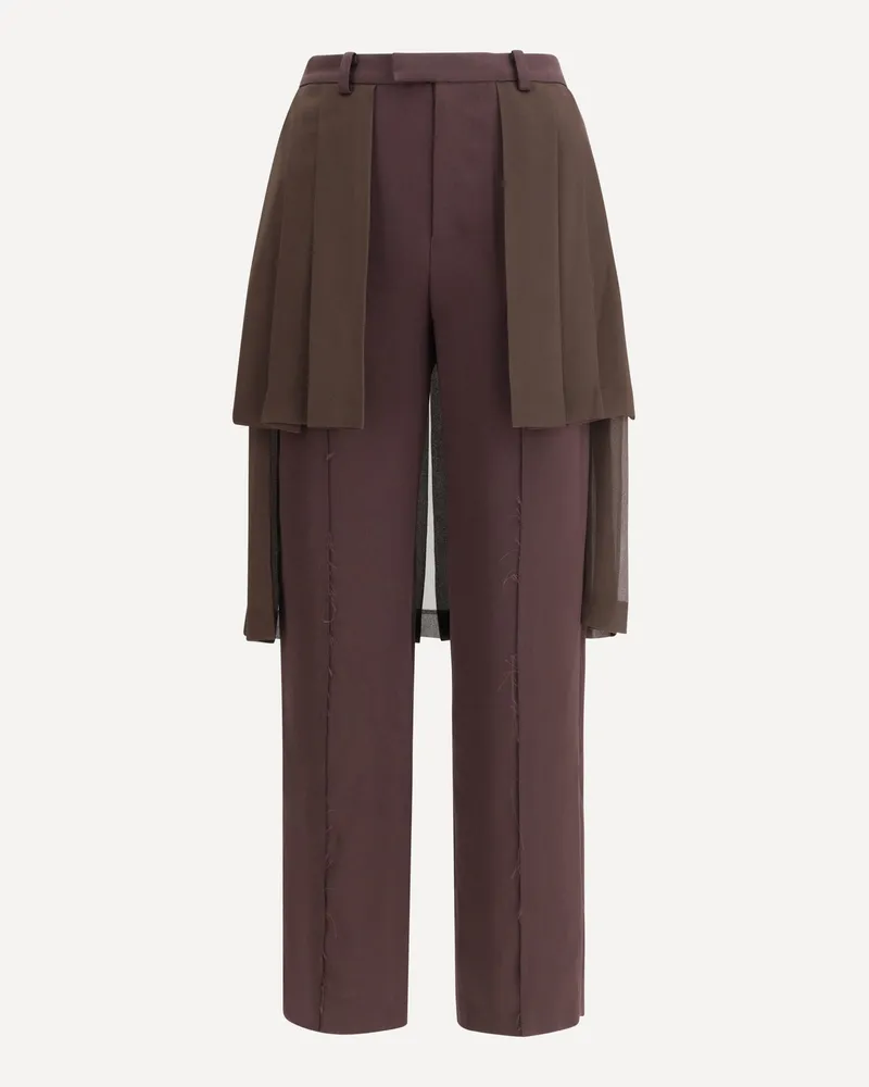 Undercover Organza Pants Female Brown