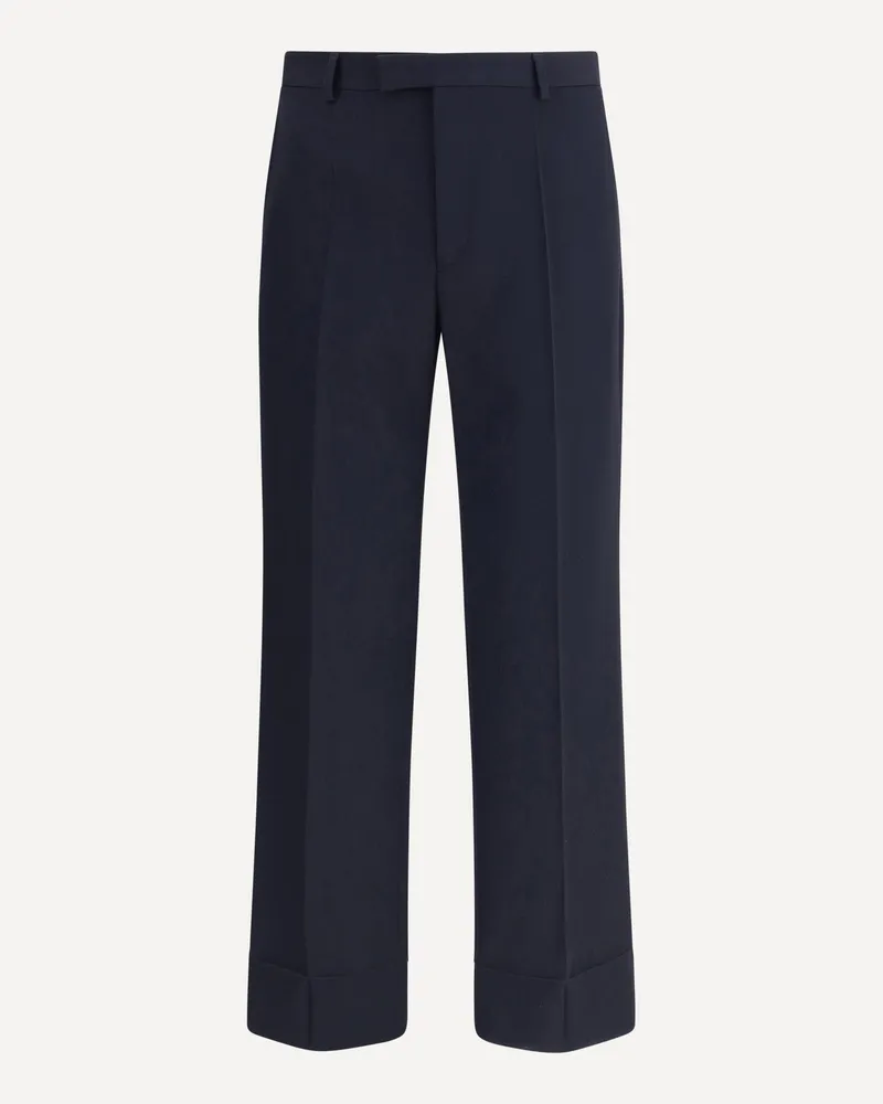 Valentino Garavani Virgin wool Pants Male Blue