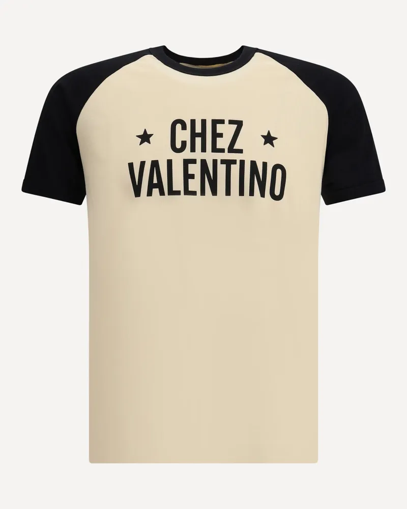 Valentino Garavani Chez Valentino T-Shirt Male Cream