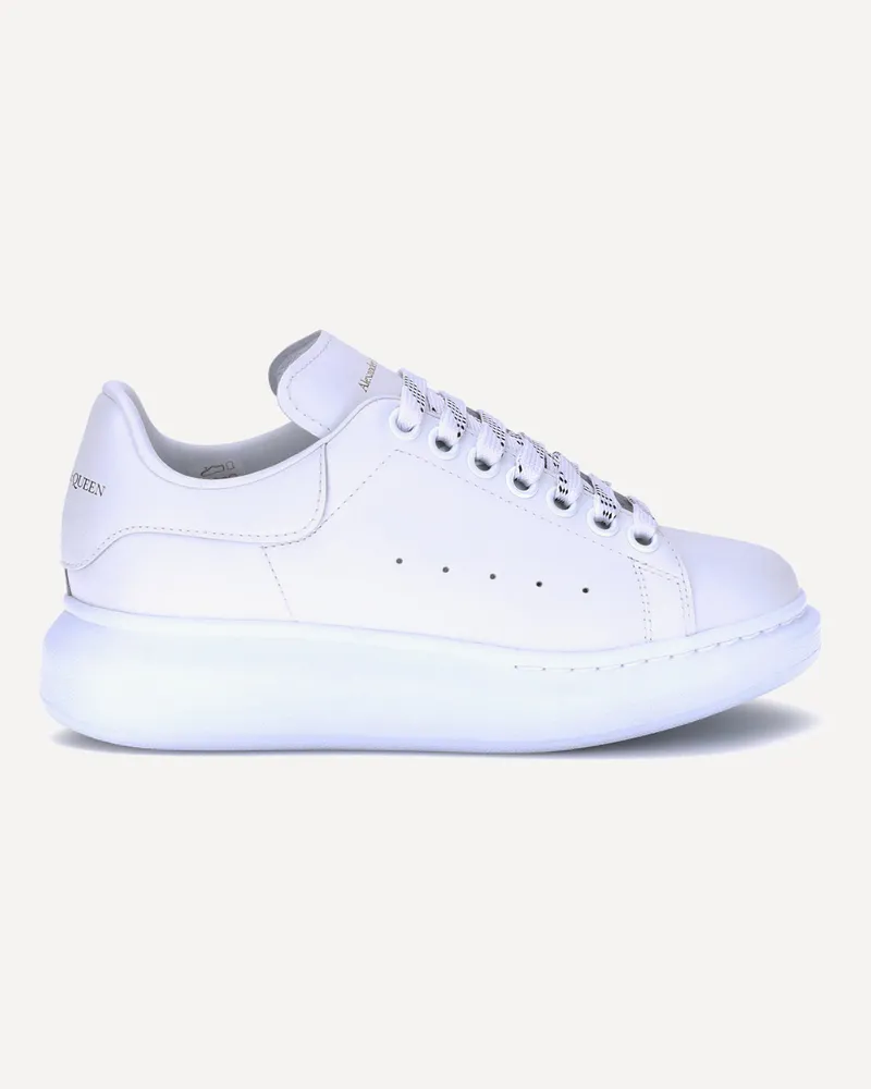 Alexander McQueen Leather Sneakers Female White