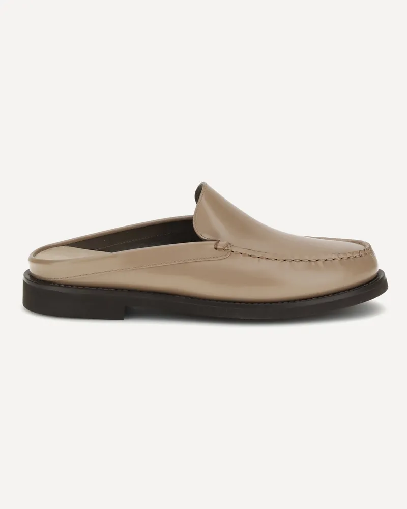 Brunello Cucinelli Leather Mules Female Beige