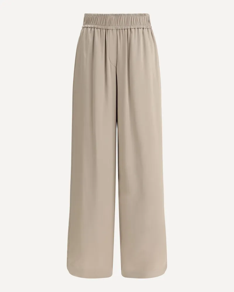 Brunello Cucinelli Palazzo Pants Female Khaki