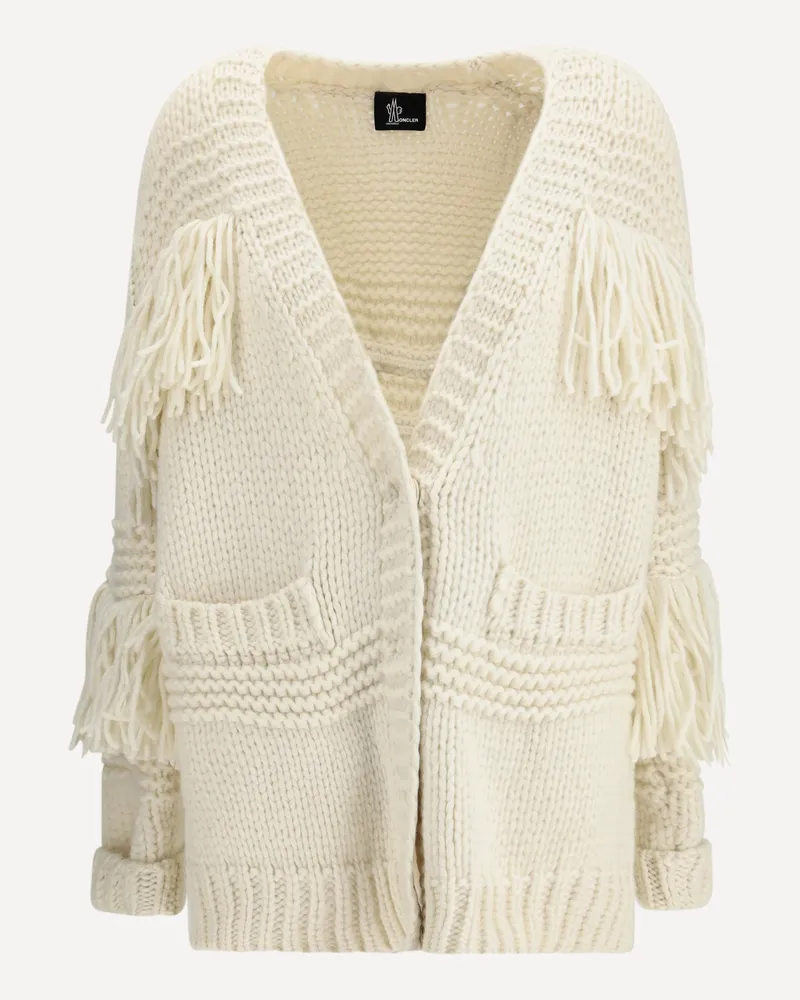 Moncler Tricot Cardigan Female Cream