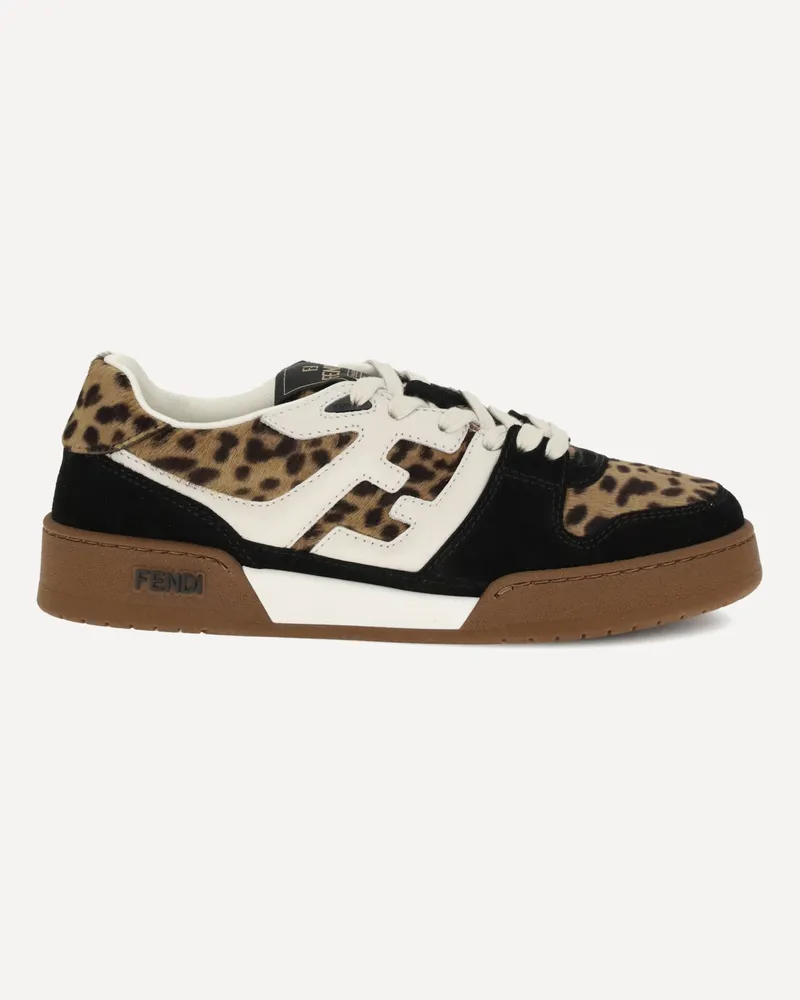 Fendi Match Sneakers Female Brown