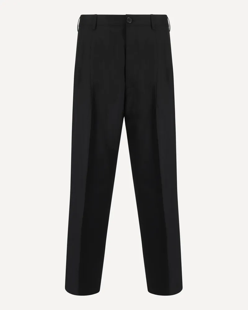 Marni Virgin Wool Pants Male Black