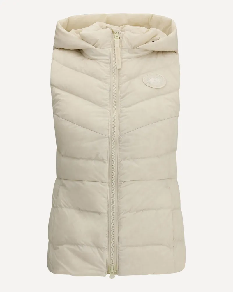 Canada Goose Sleeveless Jacket with a removable hood Female Cream