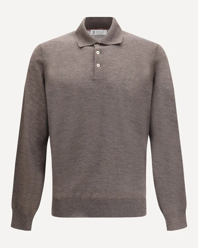 Brunello Cucinelli Polo Shirt Male Brown
