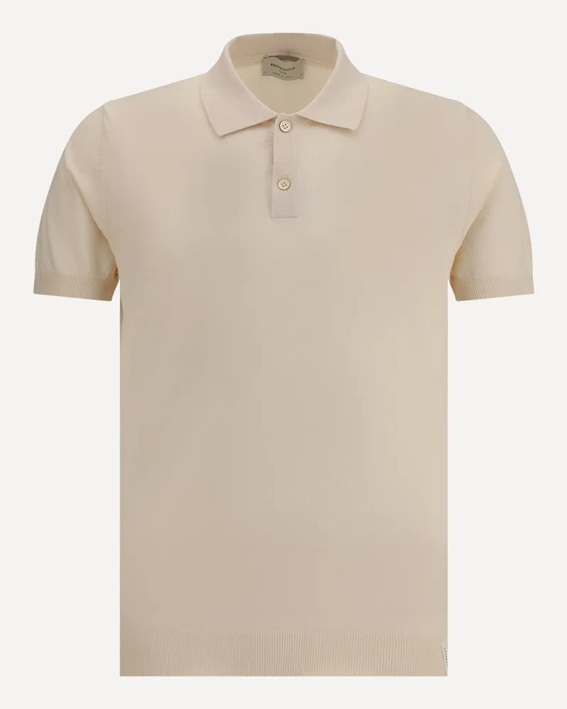 Brooksfield Polo Shirt Male Cream