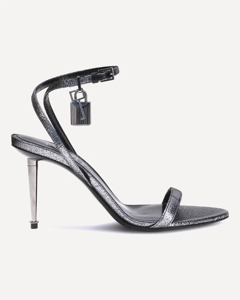 Tom Ford Padlock Sandals Female Silver