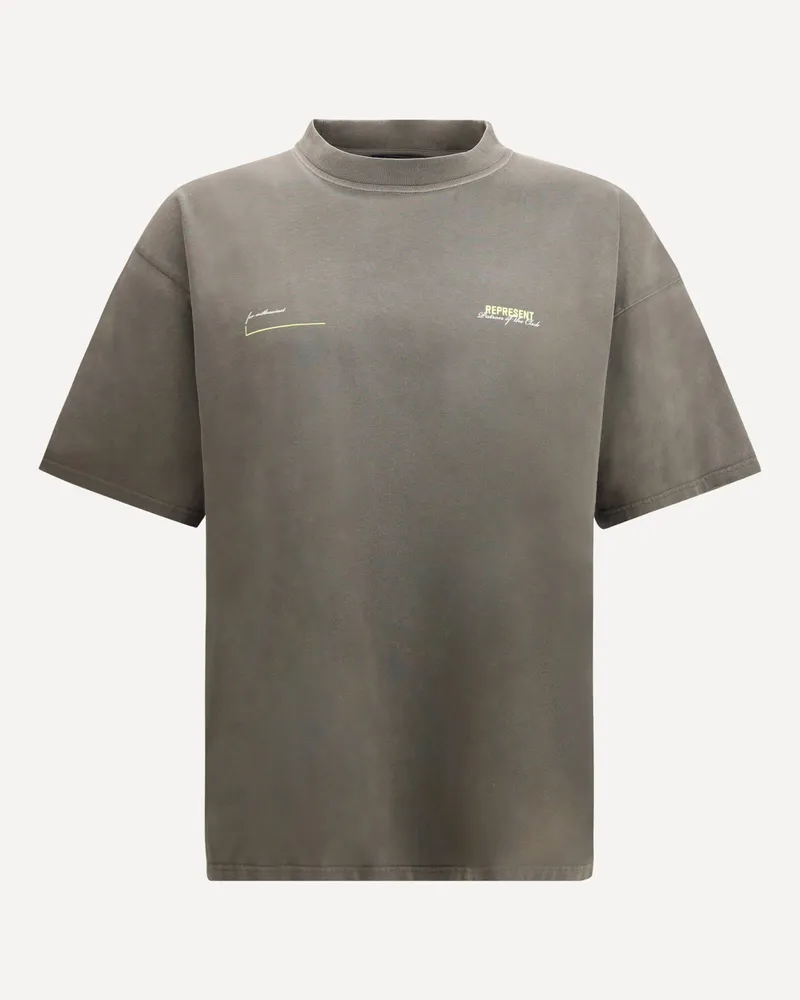 REPRESENT Logoed T-Shirt Male Green