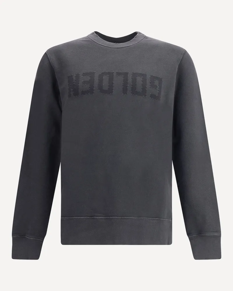 Golden Goose Logoed Sweatshirt Male Black