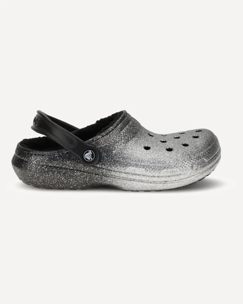 Crocs Classic Glitter Lined Sandals Female Black
