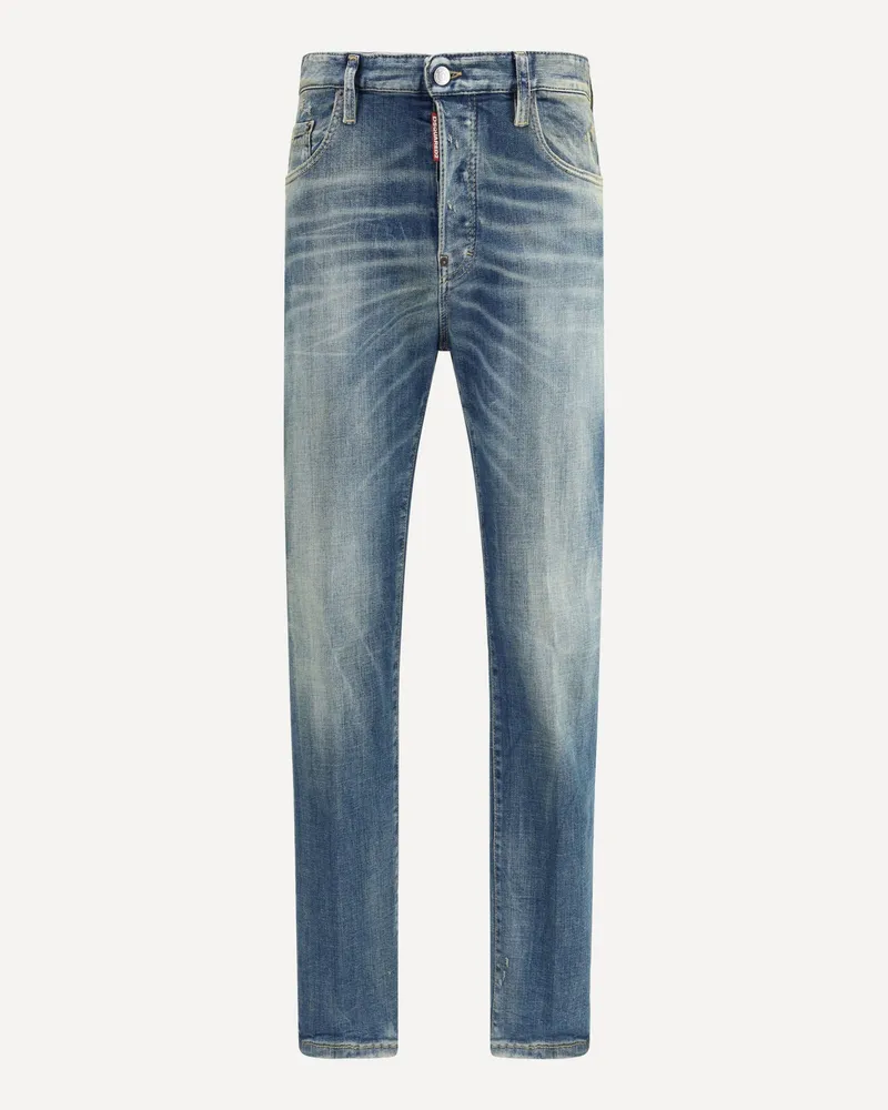 Dsquared2 Slim Jeans Male Blue