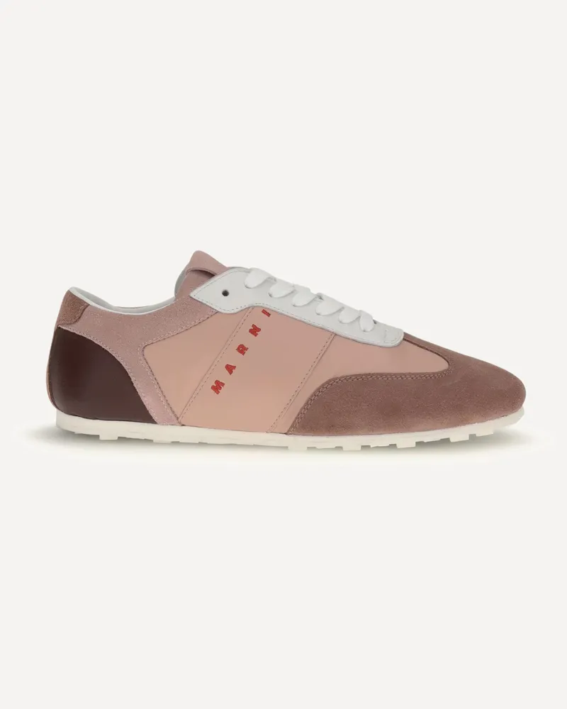 Marni Softy Soccer Sneakers Female Pink
