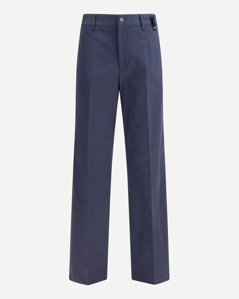 Fendi New Rich Pants Male Blue