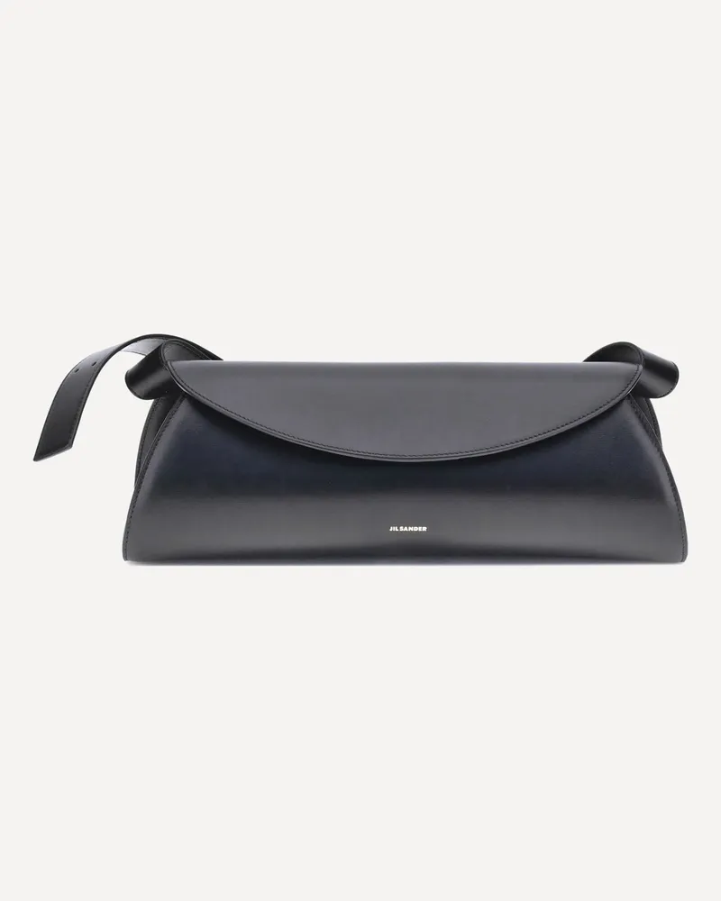 Jil Sander Large Cannolo Shoulder Bag Female Black