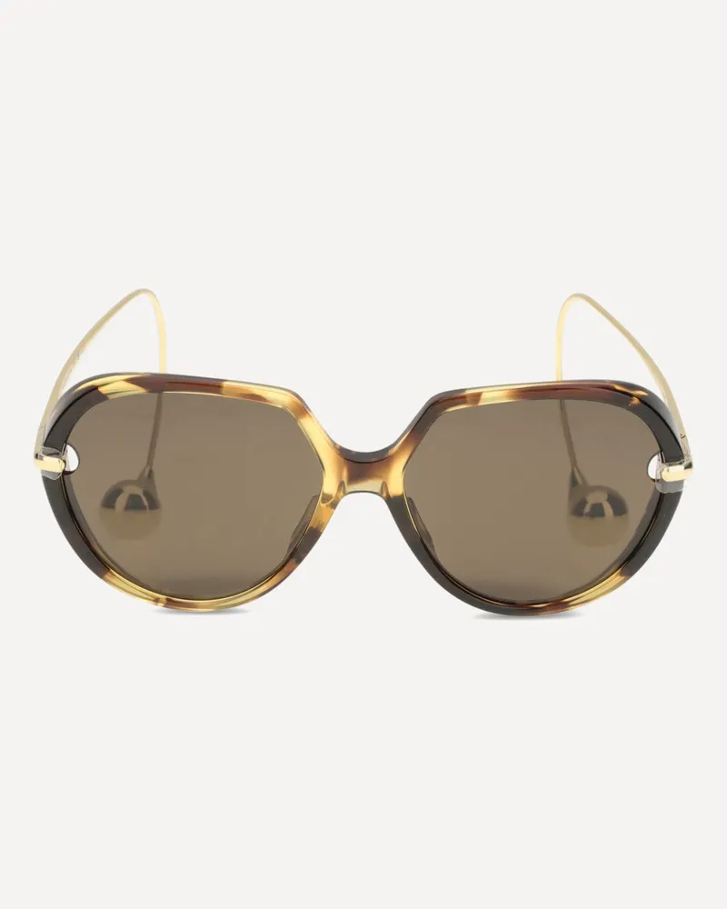 Bottega Veneta Drop Sunglasses Female Brown