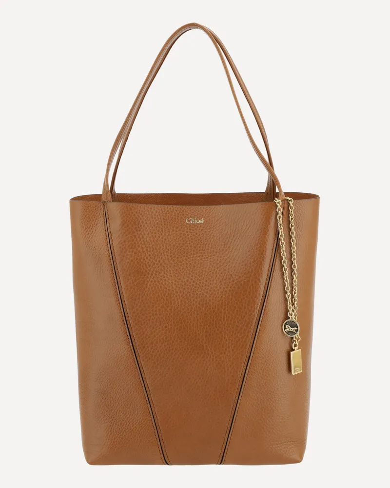 Chloé Spin Shoulder Bag Female Brown
