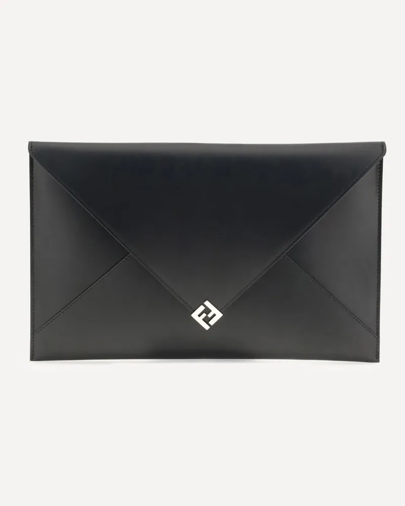 Fendi Large Squared FF Pouch Male Black