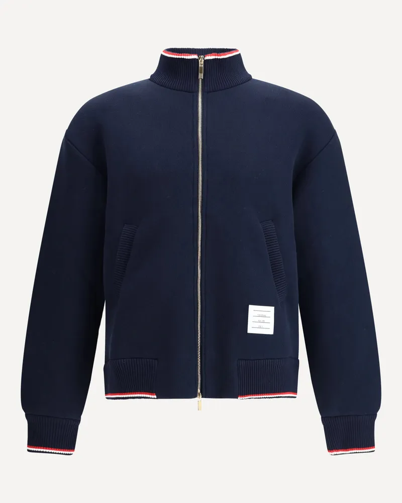 Thom Browne Bomber Jacket Male Blue