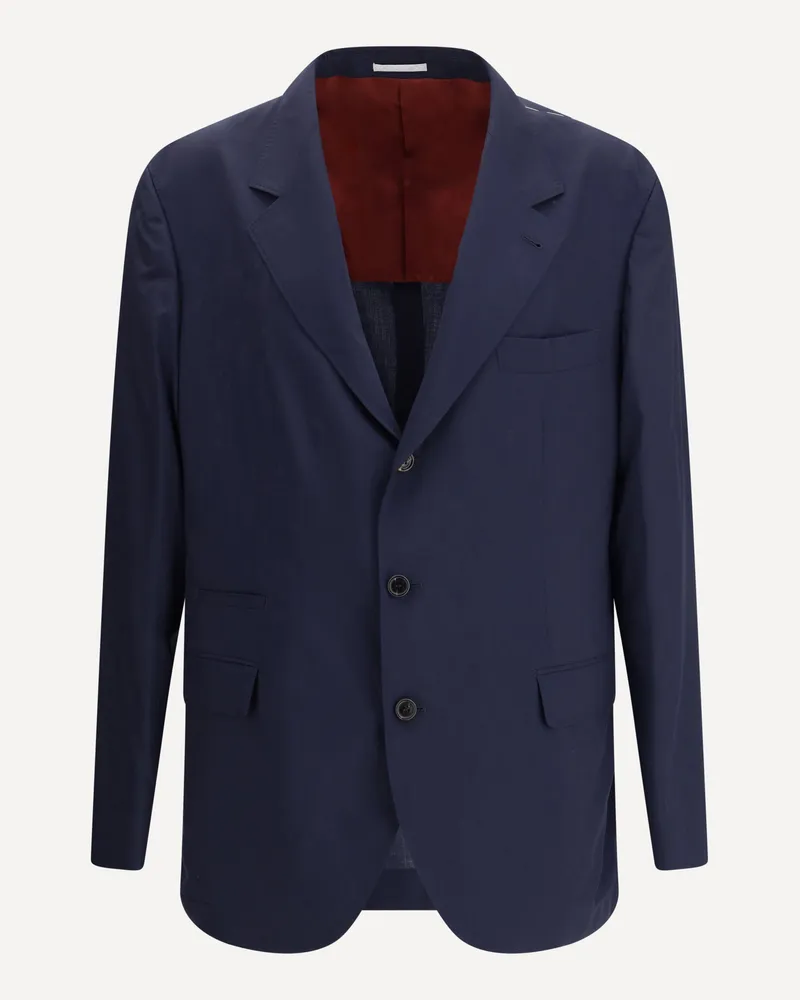 Brunello Cucinelli Three-button Blazer Male Blue