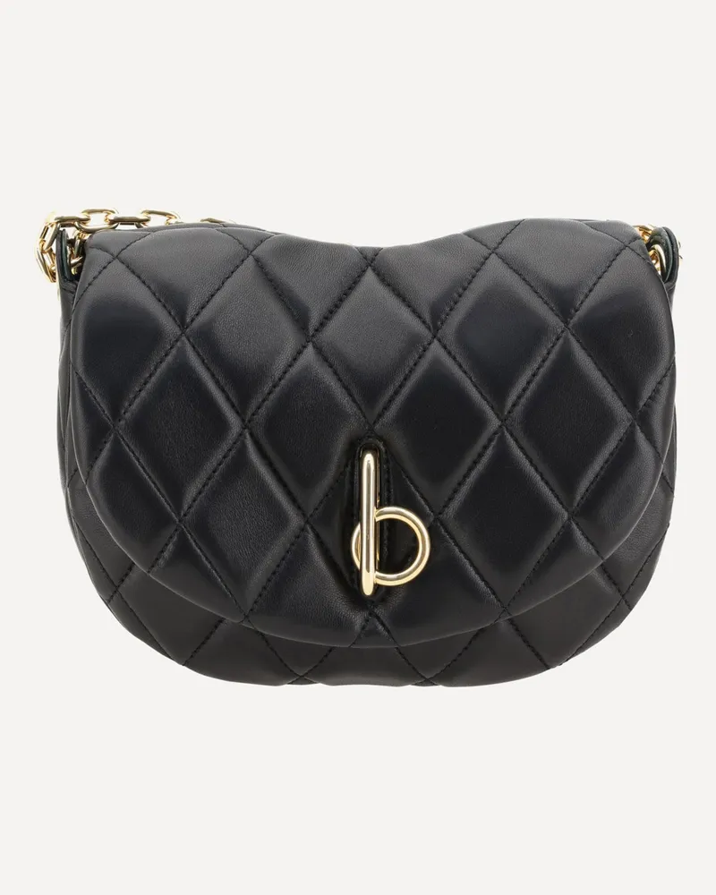Burberry Rocking Horse quilted Shoulder Bag Female Black