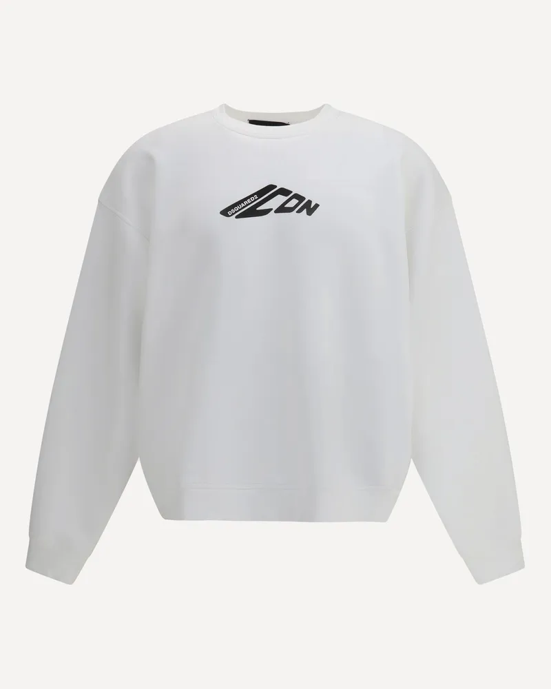Dsquared2 Logoed Sweatshirt Male White
