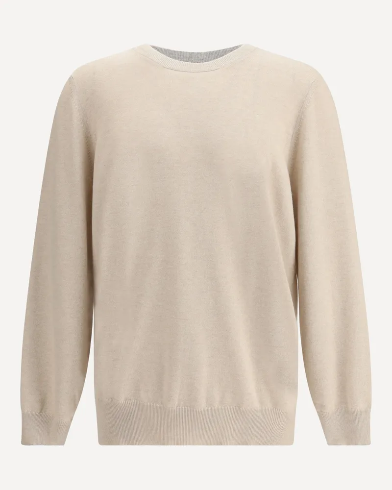 Brunello Cucinelli Cashmere Sweater Male Beige