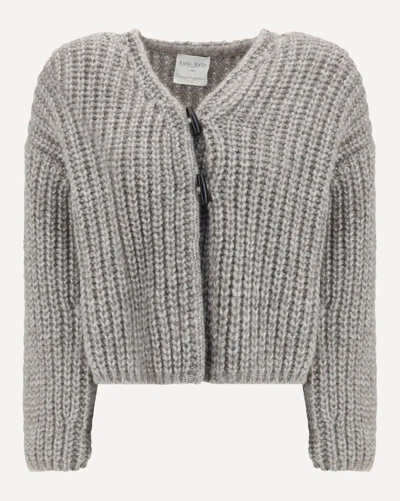 forte_forte FORTE_FORTE Toggle closure Cardigan Female Grey