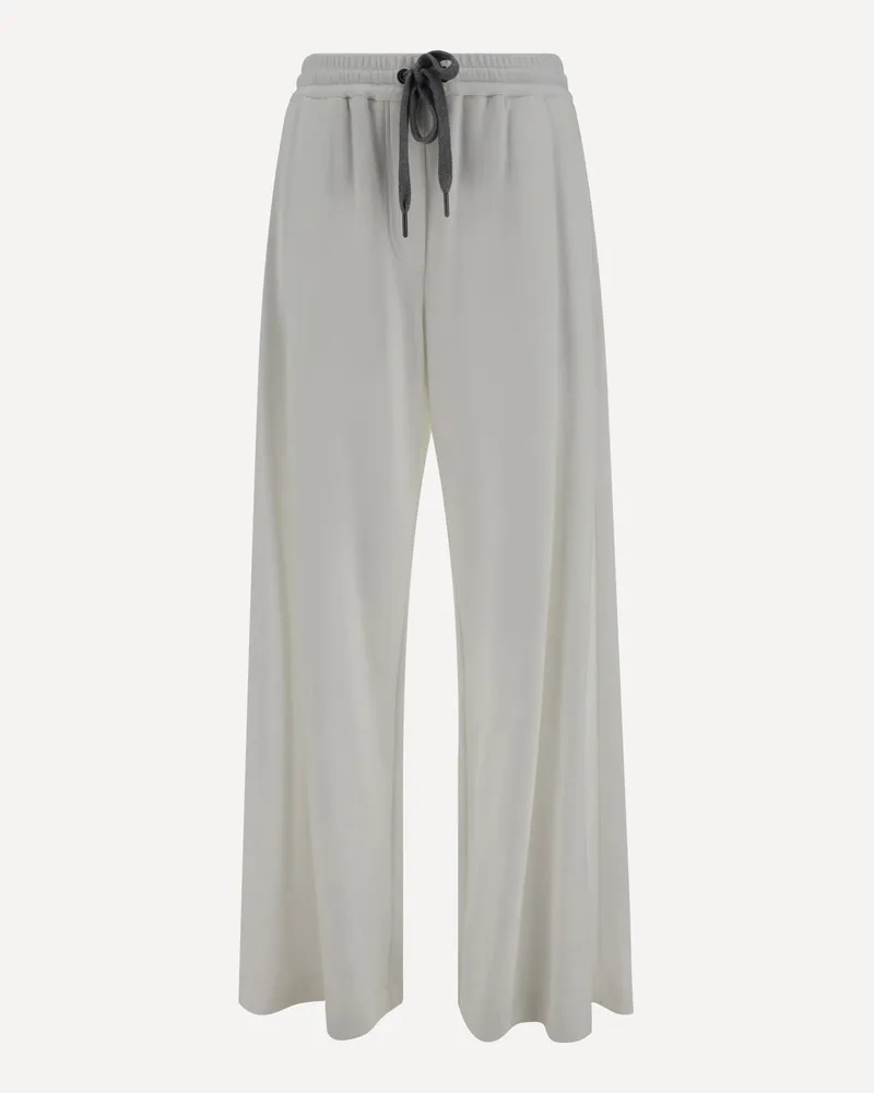 Brunello Cucinelli Sweatpants Female White