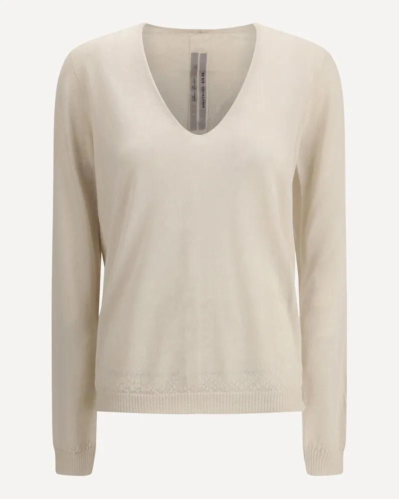 Rick Owens Cashmere Sweater Female Beige