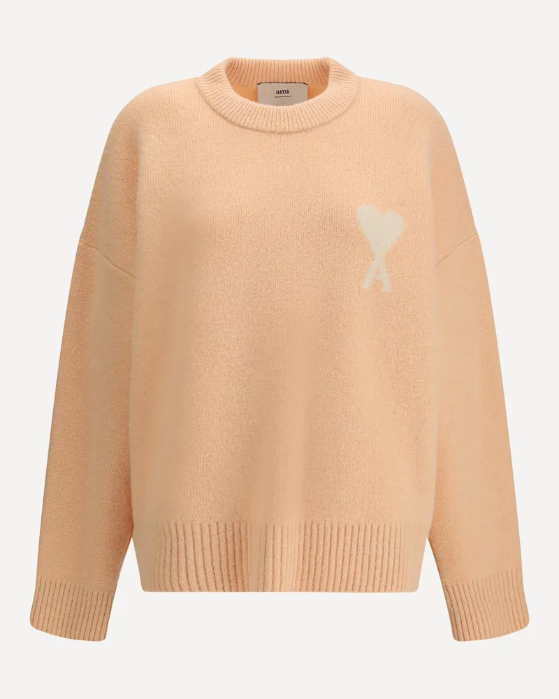 AMI Paris Ami De Coeur Sweater Female Pink