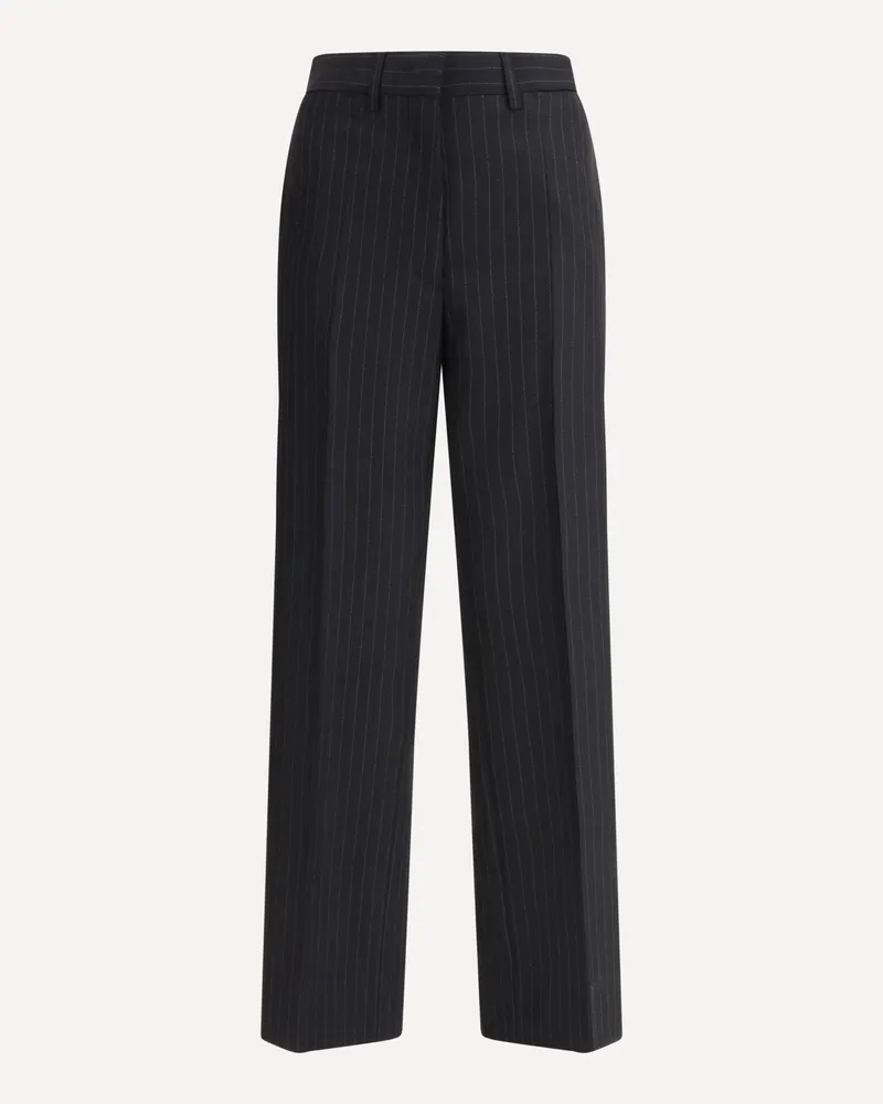 Miu Miu Striped Tailored Trousers Female Black