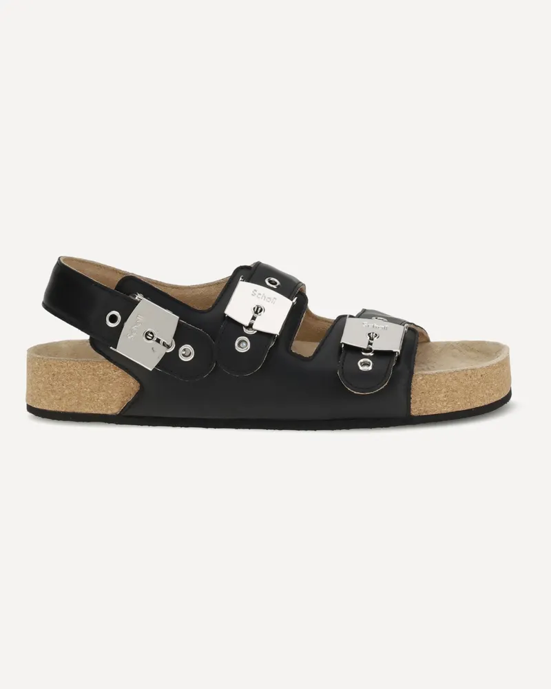 Balenciaga Scholl flat Sandals Male Black
