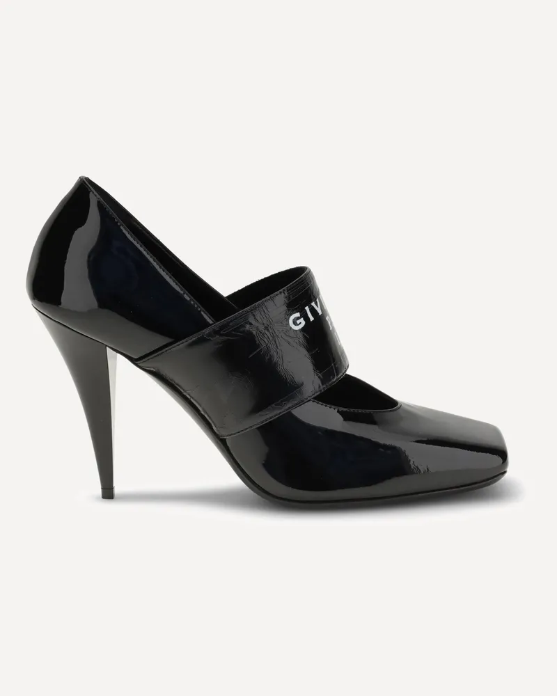 Givenchy Sliced Square Logo Pumps Female Black